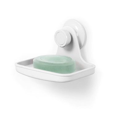 Мильниця для душа настінна 13х8,5х10,5 см біла Flex Umbra