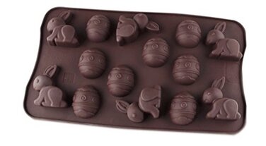 Силіконова форма для приготування цукерок Великодні мотиви Confiserie Dr. Oetker