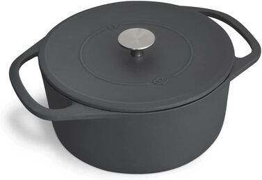 Кокотниця з кришкою 24 см, сірий Springlane Kitchen