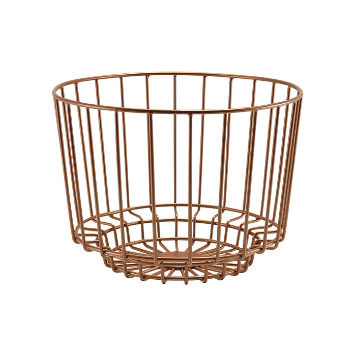 Кошик 25*18 см, мідний, металевий, GenWare