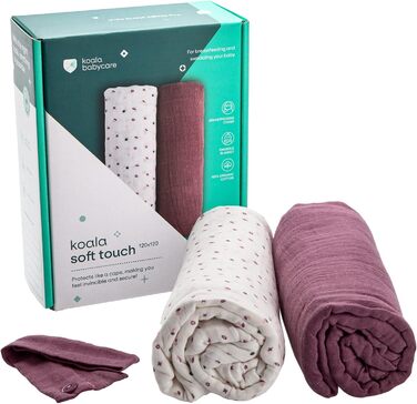 Набір із 2 рушників для дітей 120 х 120 см KOALA BABYCARE