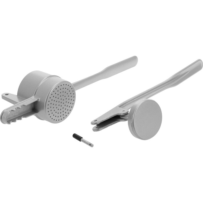 Шпецле/картоплеріз Westmark, з круглою перфорацією, литий під тиском алюміній, довжина 41 см, шпецле-прес, 6110223R (сріблястий)