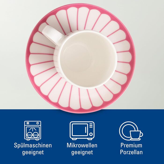 Блюдце до чашки для еспресо 11,7 см, рожевий Fleur Villeroy & Boch