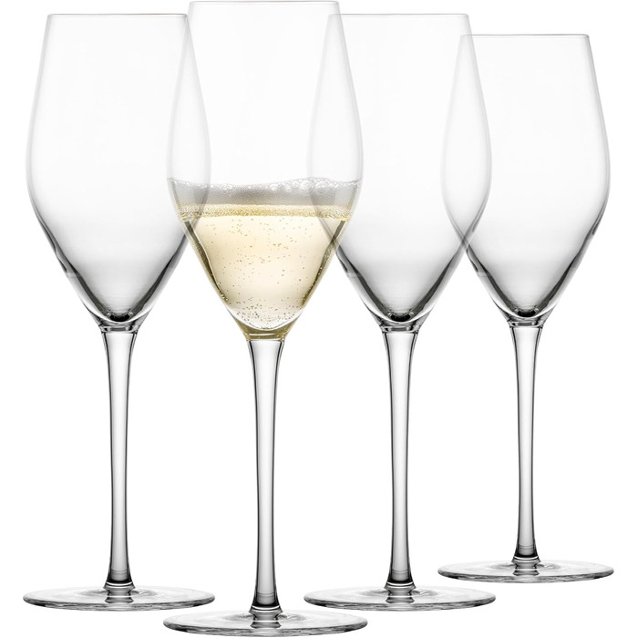 Набір з 4 шт.), об&39ємні коктейльні келихи для креативних міксів напоїв, кришталеві келихи Tritan, які можна мити в посудомийній машині, зроблено в Німеччині (Арт. 123628) (Келіх для ігристого вина (4 шт.))
