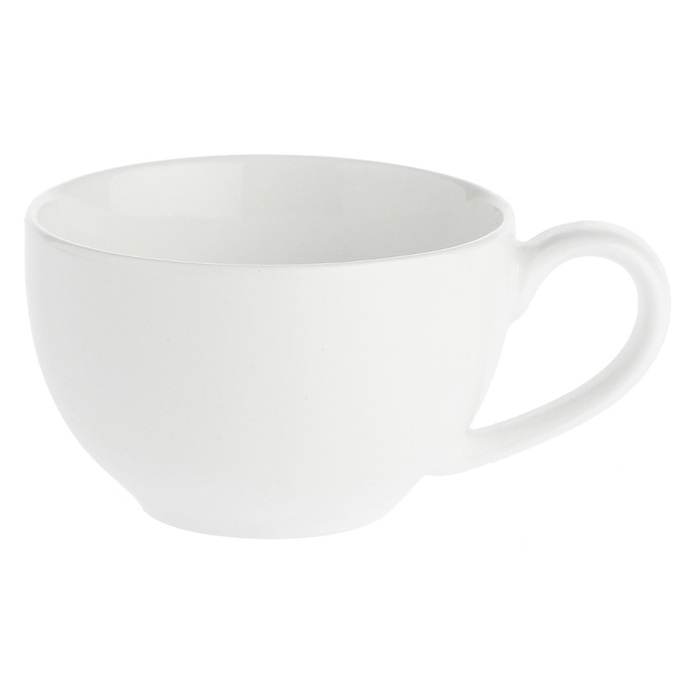 Чашка для чаю з блюдцем La Porcellana Bianca ESSENZIALE, порцеляна, 220 мл