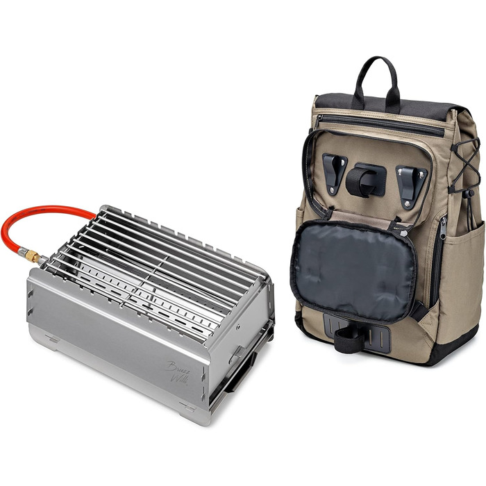 Мобільний газовий гриль на 50 мбар BRUZZ WILLI