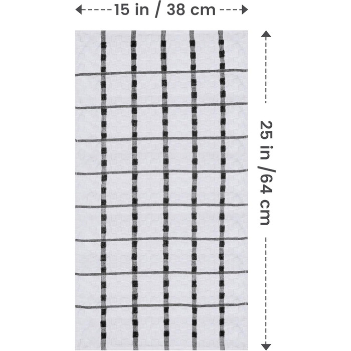Набір кухонних рушників з 12 предметів 38 x 64 см Utopia Towels