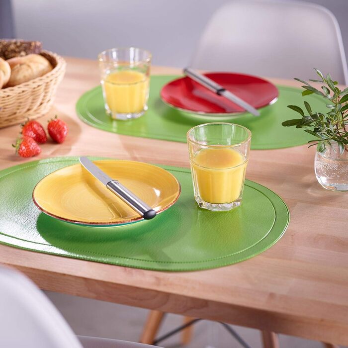 Килимки/килимки Westmark, 4 шт. и, 45,5 x 29 см, вініл, синій/ Saleen Edition Fun (зелений)