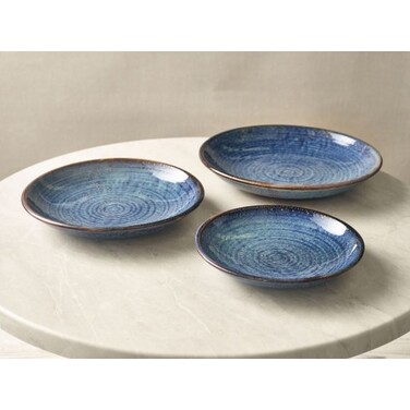Тарілка глибока 25 xh 4 см, Terra Porcelain Aqua Blue, GenWare