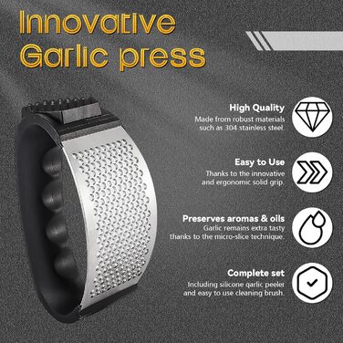 Часниковий прес з нержавіючої сталі Nylea