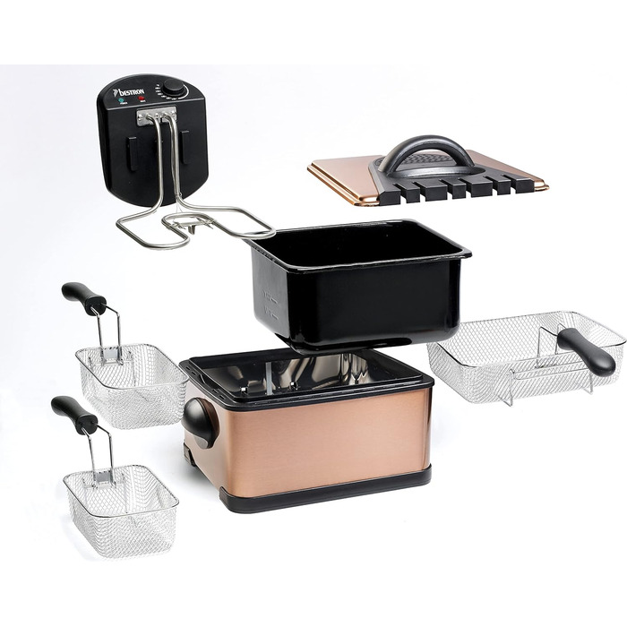 Фритюрниця з 3 кошиками для смаження 2000 Вт Bestron