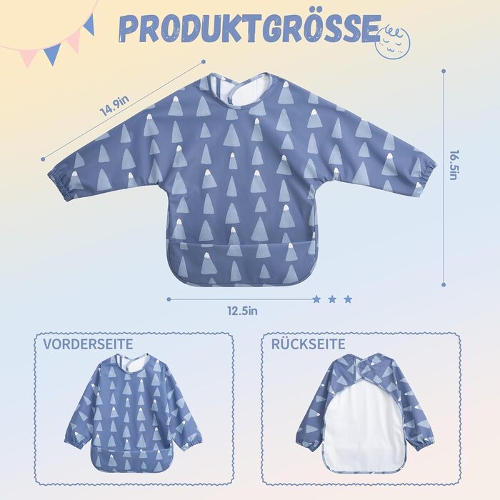 Слюнявчики для дітей 2 предмети Little Dimsum