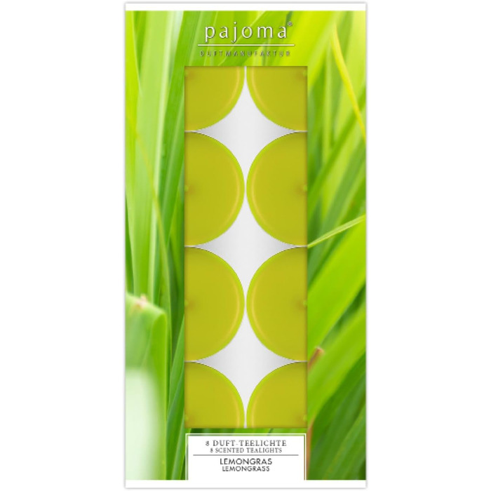 Ароматичних чайних свічок 3x30 шт. ароматичні свічки багато ароматів на вибір В 1,5 см, Ø 3,5 см (Лемонграс, 8), 90