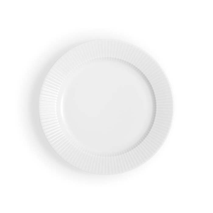 Тарілка Ø 22 см біла Legio Nova Eva Solo