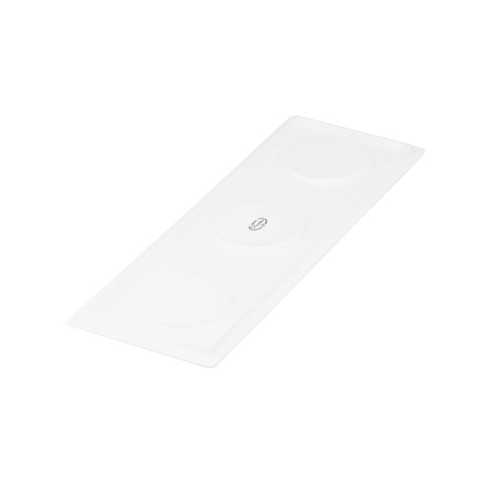 Подставка Ardesto, 34х12см, фарфор, прямоугольная, белый