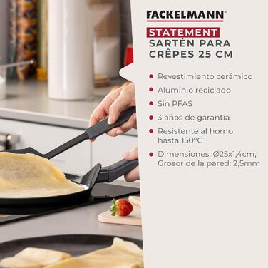 Сковорода 25 см для млинців Statement Fackelmann