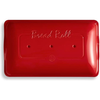 Керамічна форма для випіканя на 5 міні-багетів, червона Emile Henry