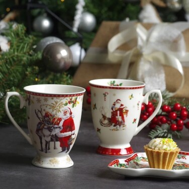 Чашка Fissman CHRISTMAS 300 мл фарфор (13799)