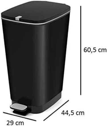 Сміттєвий бак з педаллю 45 л KIS