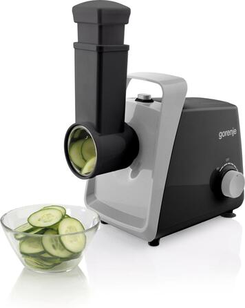 Gorenje М'ясорубка, 1600Вт, 2,2кг/хв, 2 решітки, пластик+метал, чорний