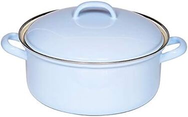 Кастрюля с хромированным ободком 24 см Riess