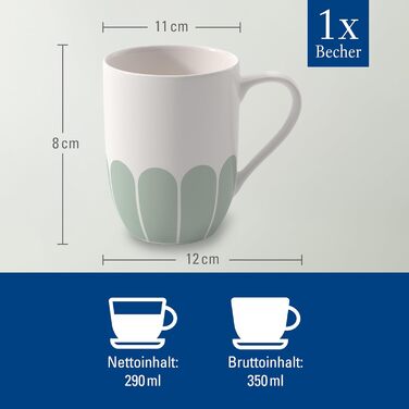 Кухоль 290 мл, зелений Fleur Villeroy & Boch