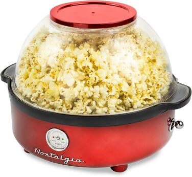 Аппарат для попкорна 5,5 л в ретро-стиле красный Nostalgia