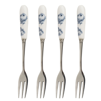 Набор десертных вилок CreativeTops Vintage Indigo, 4 шт.