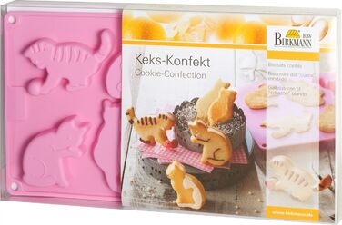 Форма для кексів у вигляді кішок, 17,5 x 29,5 x 2 см, RBV Birkmann