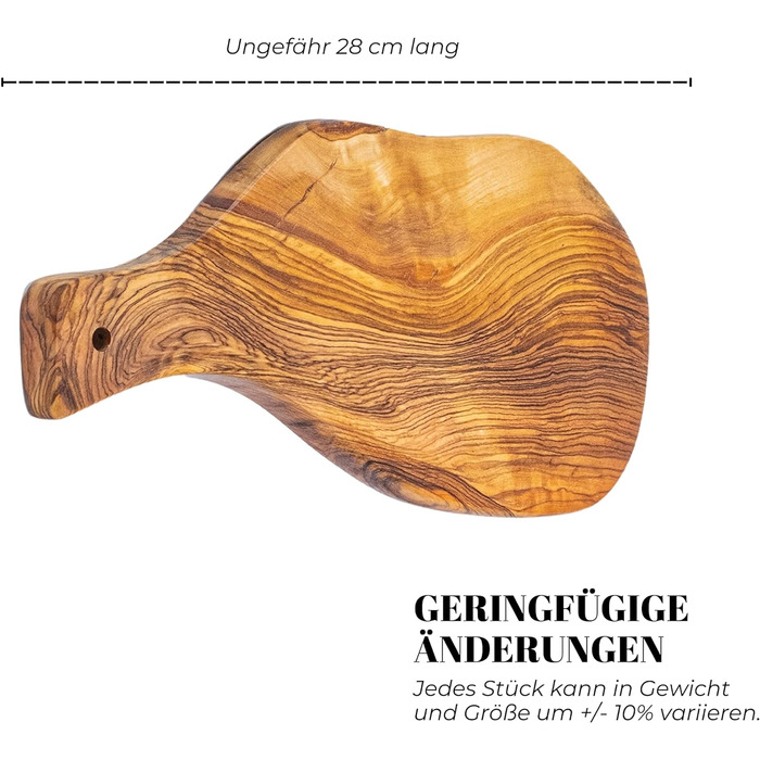 Обробна дошка для їжі 4 шт. 28 см з ручкою Erreke