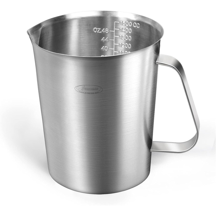 Мерный стакан 1500 мл, нержавеющая сталь Vialex