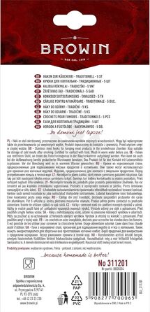 Набір гачків для коптильні з нержавіючої сталі 5 шт 14 см Browin