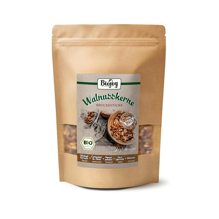 Ядра волоських горіхів очищені від шкаралупи 500 г Biojoy