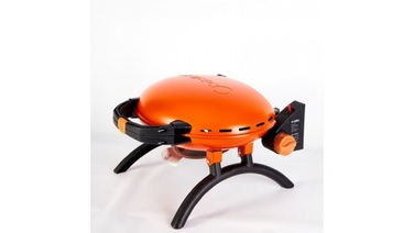 КОМПЛЕКТ Портативний переносний газовий гриль O-GRILL 500, помаранчевий + шланг в подарунок! Код: 011675