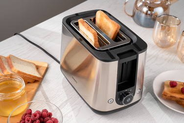 ARDESTO Тостер Steel Collection T-K200 800Вт, метал+пластик, сріблястий+чорний