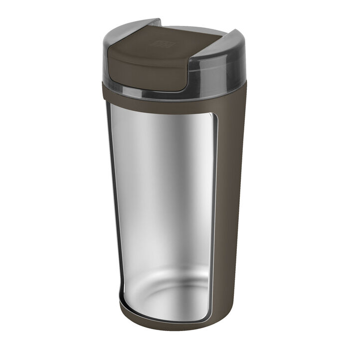 Термокружка 480 мл, нержавіюча сталь, шоколадний колір Thermo Plus Zwilling