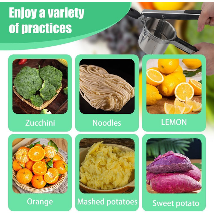 Прес для картоплі з нержавіючої сталі Atliberswo