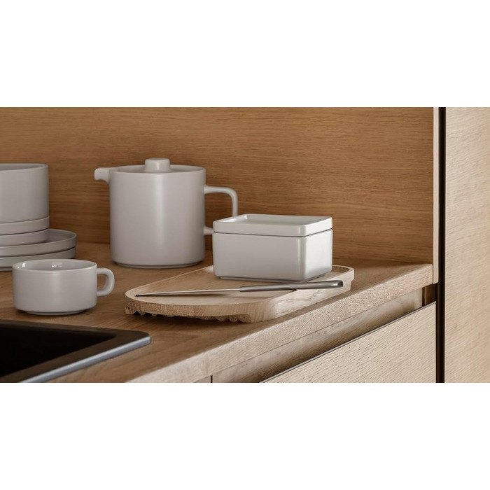 Маслянка 12 x 9 см з кришкою, кремовий Pilar Blomus