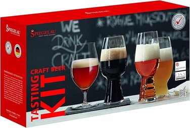 Набор пивных бокалов для дегустации 4 предмета Tasting Kit Beer Classics Spiegelau