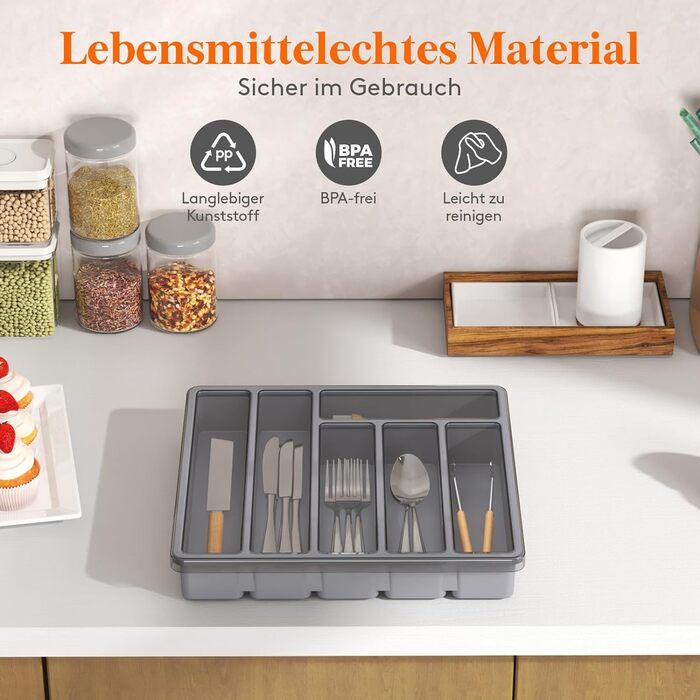 Органайзер для столових приборів 32 х 30 х 5,4 см Lifewit