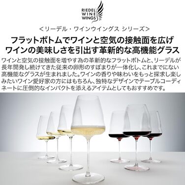 Келих для вина Riedel Winewings/Shiraz, прозорий, ука (Піно Нуар)