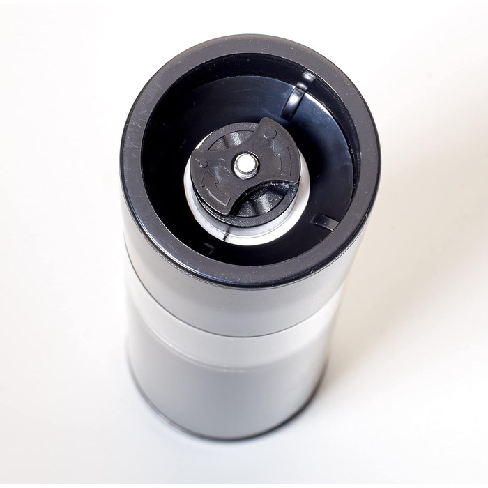 Набір млинків для спецій Echtwerk з 2 предметів, млинок для солі та перцю з високоякісної нержавіючої сталі з керамічним млином з ABS-пластику, ручний, для перцю, солі та чилі, (срібне видання)