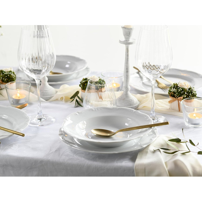 Порцеляна, білий (обідній сервіз, 12 шт. , одномісний), 30 шт.