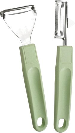 Набор из 2 овочечисток, зеленые Ecolution Fackelmann