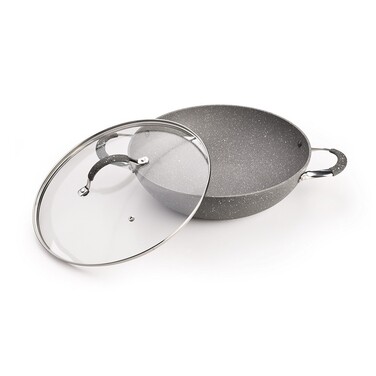 Сковорода с крышкой 30x9 см IRON STONE Fissman