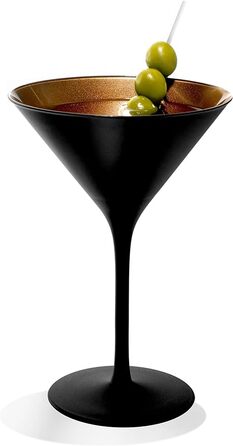 Келих для коктейлів 240 мл, набір 6 предметів, чорний/бронза Elements Stölzle Lausitz