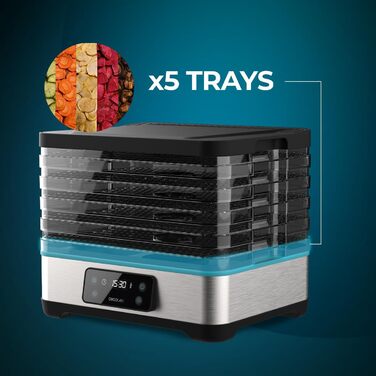 Дегидратор на 5 полок, 300 Вт VitaDry Pro Cecotec