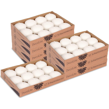 Плаваючі свічки 30 x 45 мм 96 шт. DecoLite