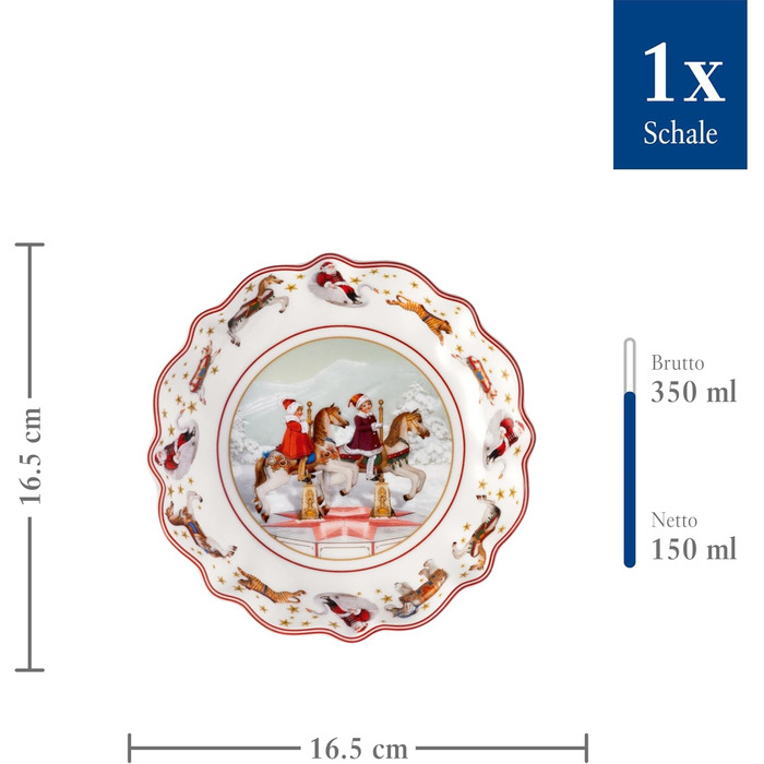 Різдвяне сервірувальне блюдо 16,5 см Annual Christmas Edition Villeroy & Boch