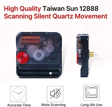 Настінний годинник з ретро-квітковим візерунком Toudorp